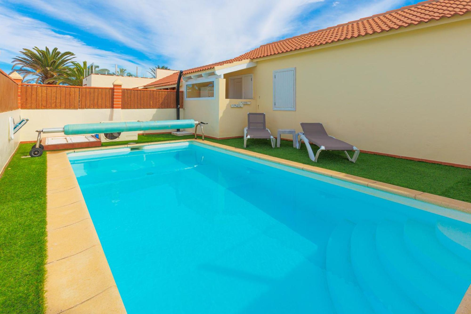 Private Villa With Heated Pool & Terrace See View Corralejo Extérieur photo
